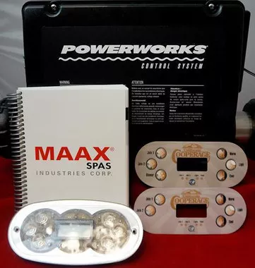 110237 COLEMAN SPAS CONTROL PACK RETROFIT KIT, BP501T6 W- CC 5&6 (B) W/ OVERLAY