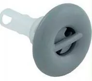 2" Face Cyclone Euro Spa Jet - Swirl Nozzle,Smooth Finish Grey-White