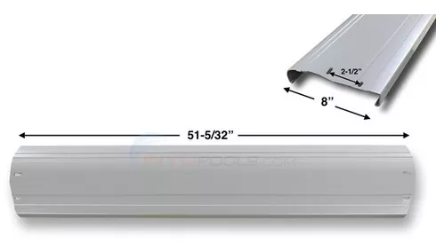 2-Pack, Wilbar Oval Pool 8" Aluminum Top Rail Curved Side, 29802, FREE SHIPPING