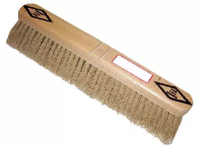 24″ Beige Fine Sweep Poly Broom
