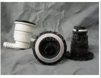 3.5" Poly Spa Jet Insert Only, S/S/Trim, Black-White, Catalina Spas