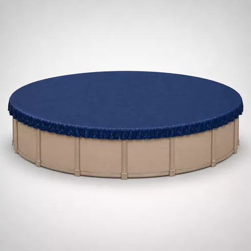 30' Round Winter Pool Cover, Actual Size 33', 15-Yr Warranty