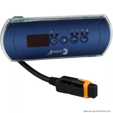4 Button, BDLK20010P Gecko Topside, In.K200, 1 Pump, LED