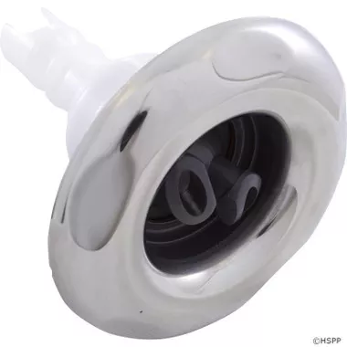 4" CMP Spa Jet Insert, Typhoon 400, Twin Roto, Scallop, SS/Graphite Gray
