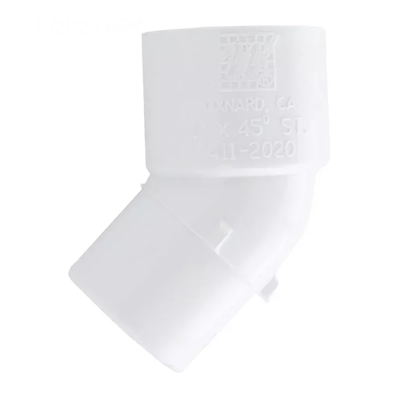 45 DEGREE STREET ELL, 1″S