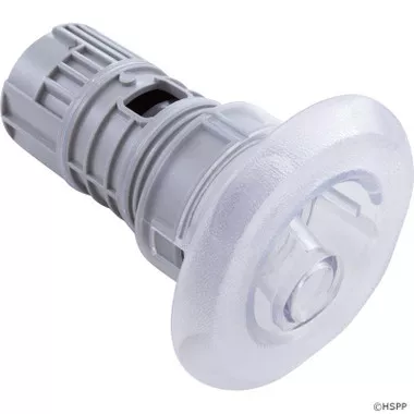 55-110-1025 Spa Barrel Jet, Turbo Swirl, Scalloped Face, Clear 1
