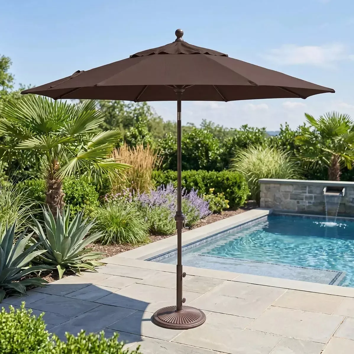 9′ Classic Umbrella – Walnut