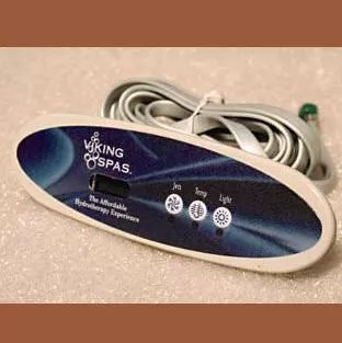 91050 VIKING SPAS TOPSIDE, VS500-502, 3 BUTTON, 1 PUMP, BALBOA LABEL, 2005+
