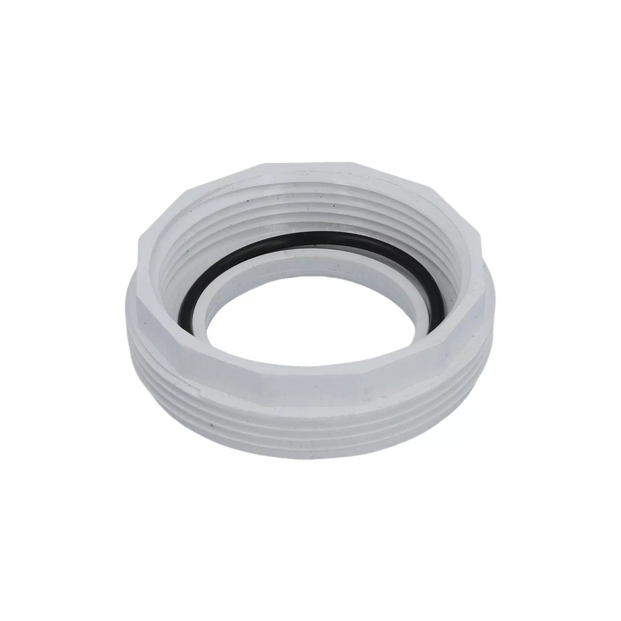 Adapter Fitting, PVC, Pump, 2″FBT x 2-1/2″MBT w/O-Ring : 400-6060