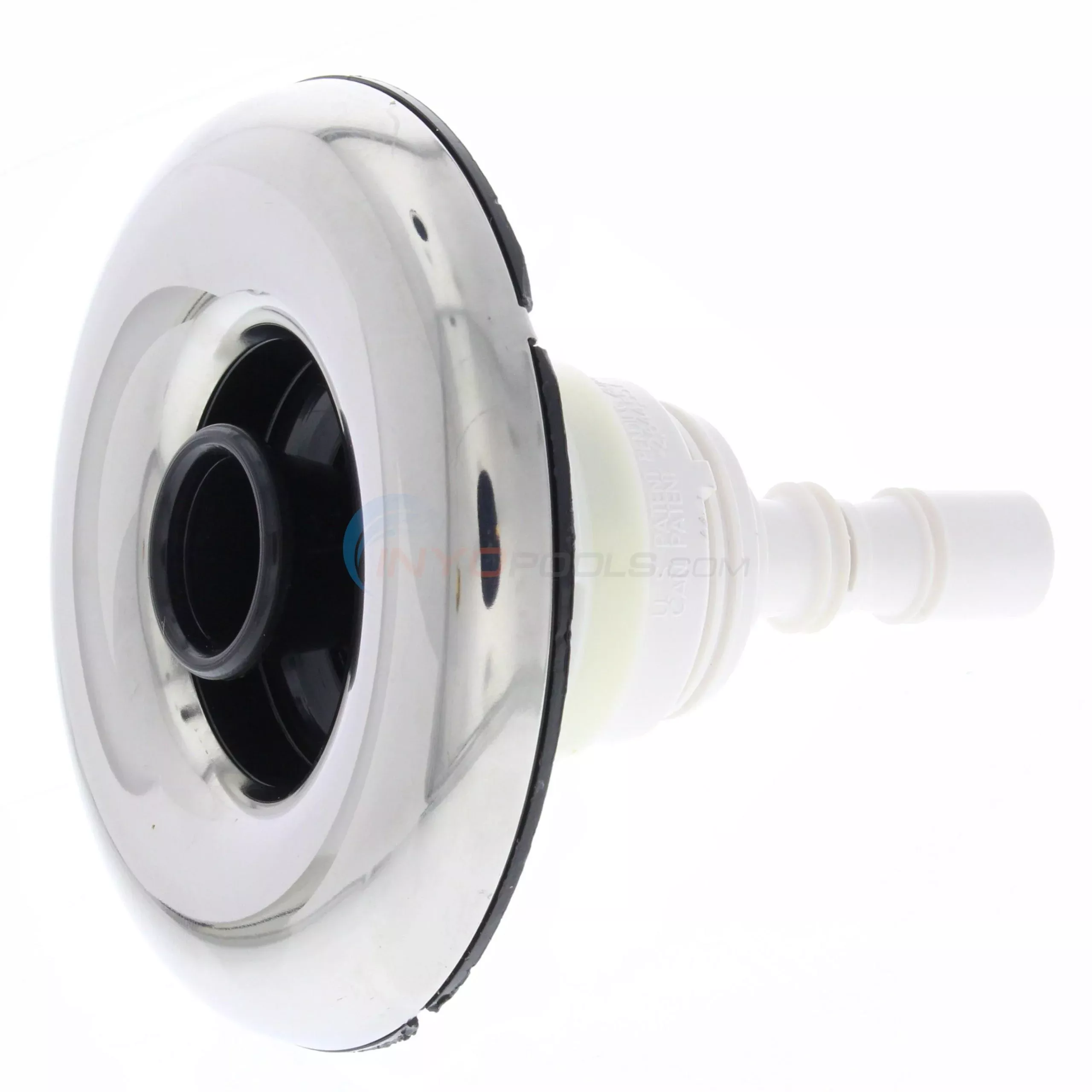 Adjustable Poly Storm Directional 4″ Smooth Thread In Stainless/Black – 229-8161S