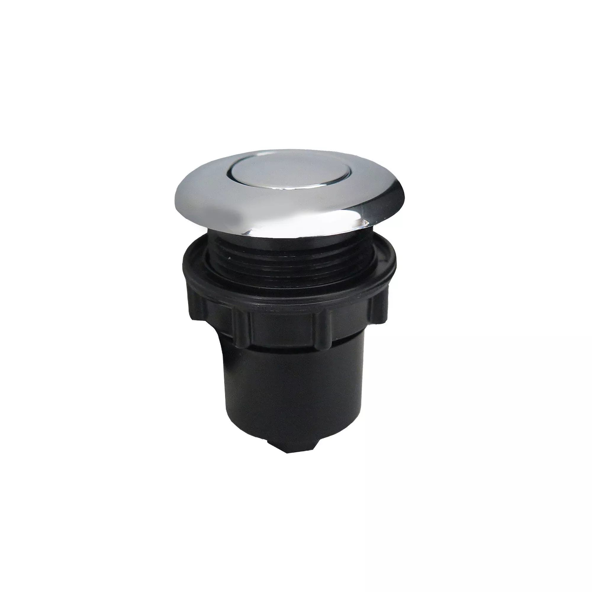 Air Button, CG Air, Flat, Chrome : AM-AB-CP