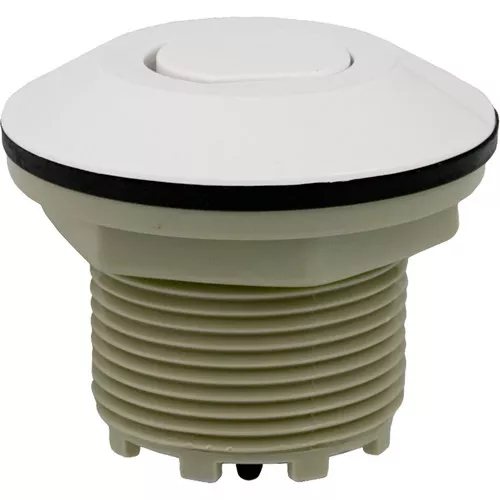 Air Button, Presair, Flush, 1-3/4″hs, 2-5/8″fd, White : B225WF