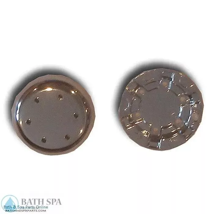 Air Injector Cap Snaps Six Hole One Inch Outer Diameter Chrome