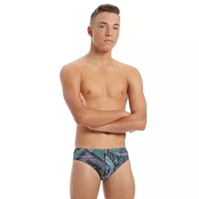 Amanzi – Boombox Briefs Boys Swimwear
