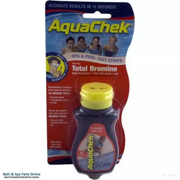 AquaChek Red 4-in-1 Total Bromine Test Strips [50 Count] (521252A)