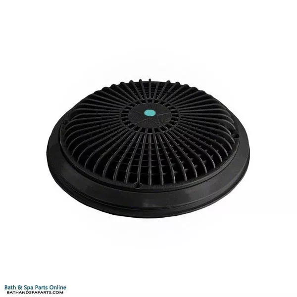 AquaStar 10" Round Main Drain Grate [Retro] [Universal] [Black] (A10RCFR102)