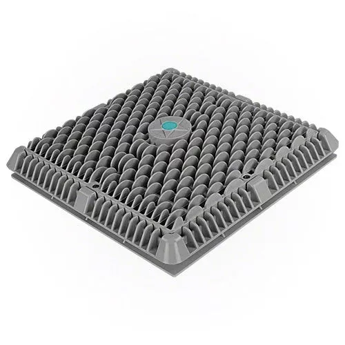 AquaStar 12″ Wave Suction Outlet Cover – Dark Gray