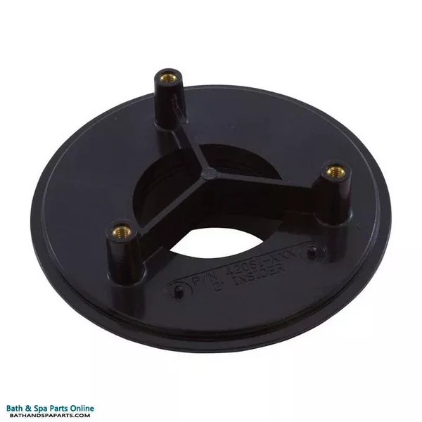 AquaStar Retro Wall Fitting [4″ Diameter] [2-3/8″ HS, 2″ Insider] [Black] (420SI102)