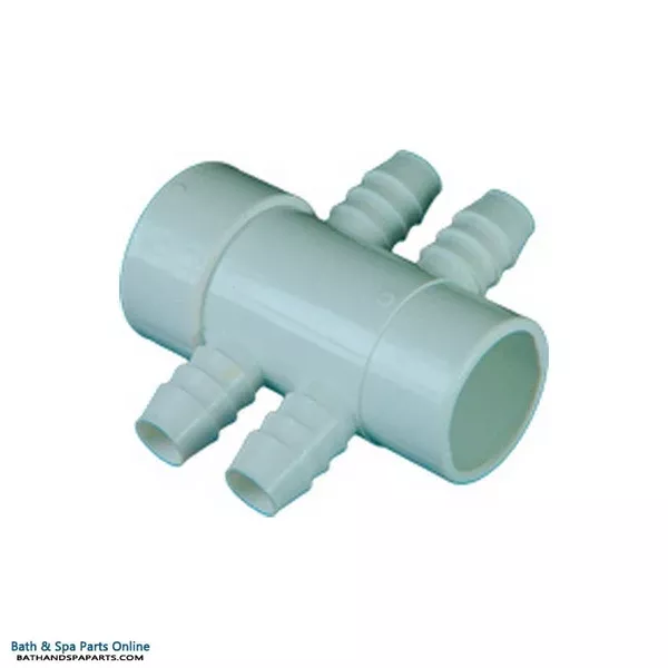 Balboa 4-Port Manifold [3/4" Barb x 1 1/2" x 1 1/2"] (72044)
