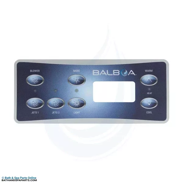 Balboa 7-Button ML Series Topside Panel Overlay [2 Jets/Blower] (10430)