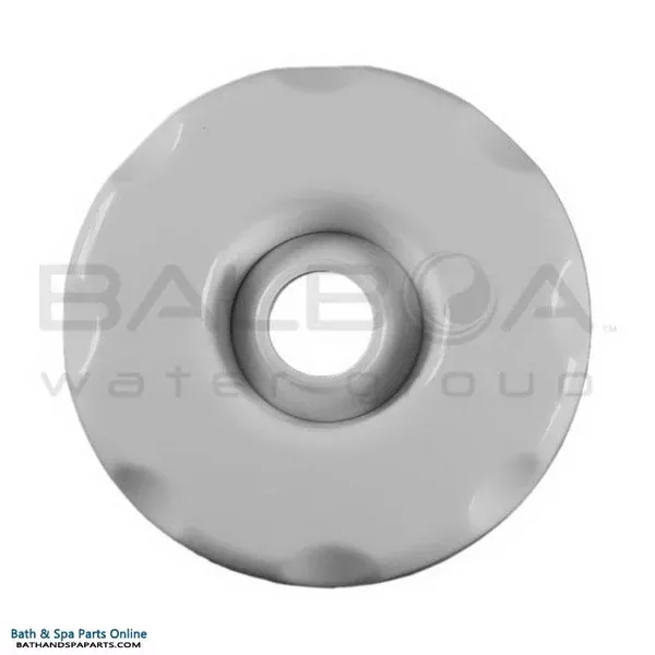 Balboa Adjustassage Snap-In Escutcheon & Eyeball [White] (23380-WH)