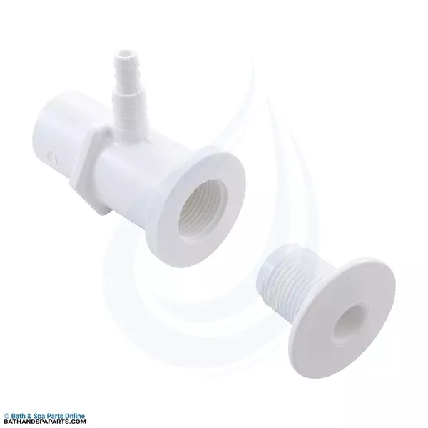 Balboa Ozone Jet Assembly [3/4″ Spigot x 1/2″ Slip] [White] (10-2650WHT)
