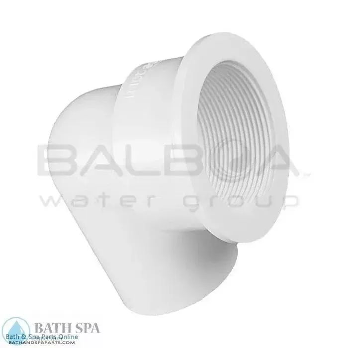 Balboa Threaded Suction Elbow [2″ Slip x 1/2″ Slip] (30146-V)