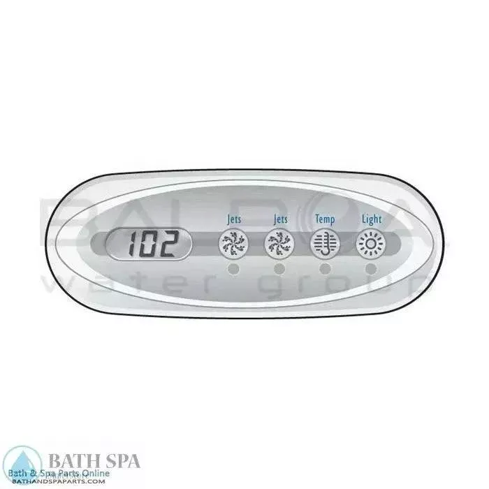 Balboa VL200 Value E4 Mini Bath Topside Panel [2-Jets] (52312)