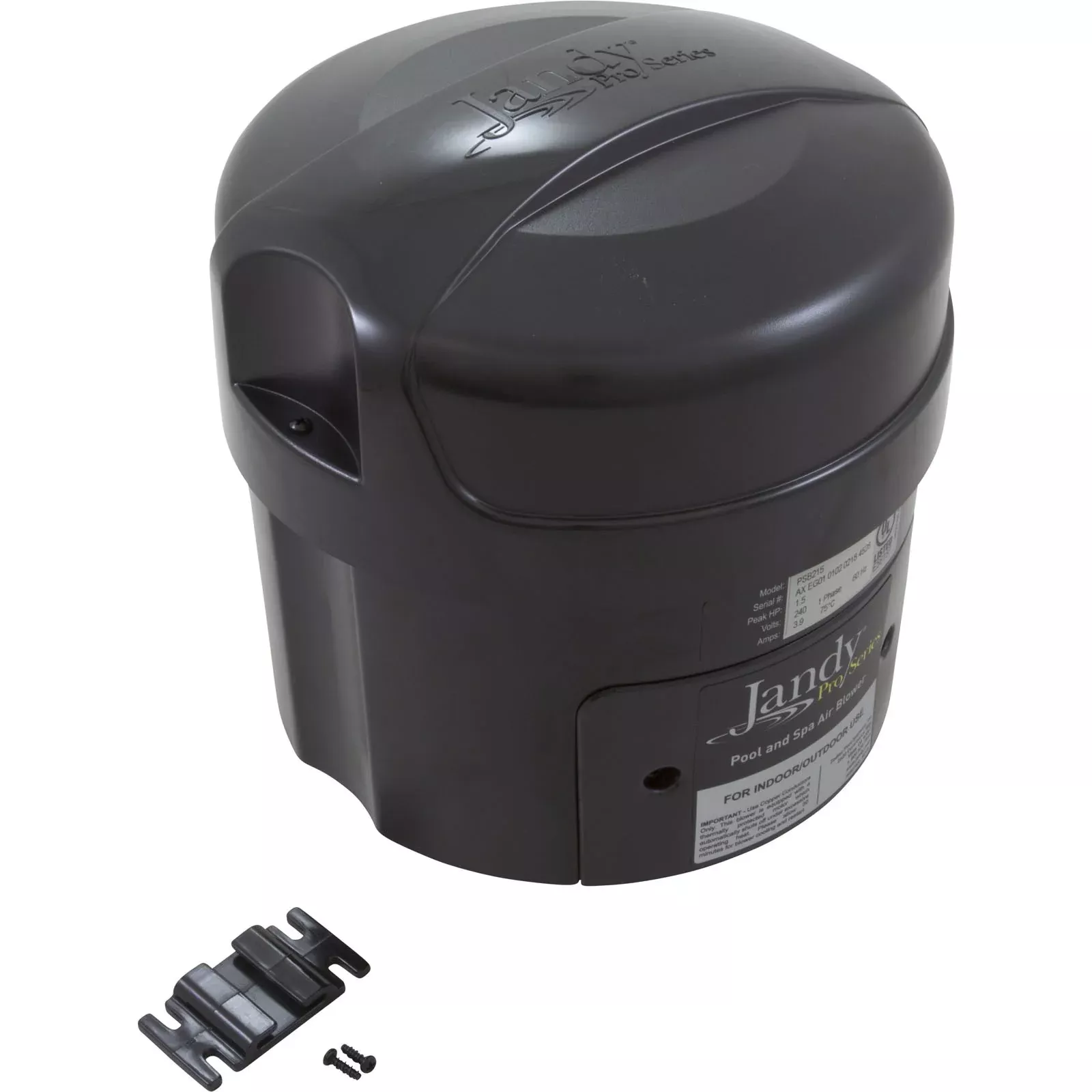 Blower, Zodiac Jandy, Plastic, 1.5hp, 230v, 3.9A, Hardwire - PSB215