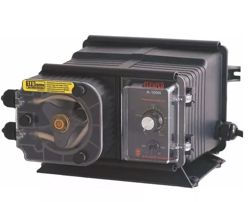Blue White FlexFlo A100N Metering Feeder Pump 115V – 7-16″ OD 95.1 GPD Compression Nuts