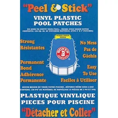 Boxer Adhesives Peel-and-Stick Vinyl Pool Patch Kit | 10