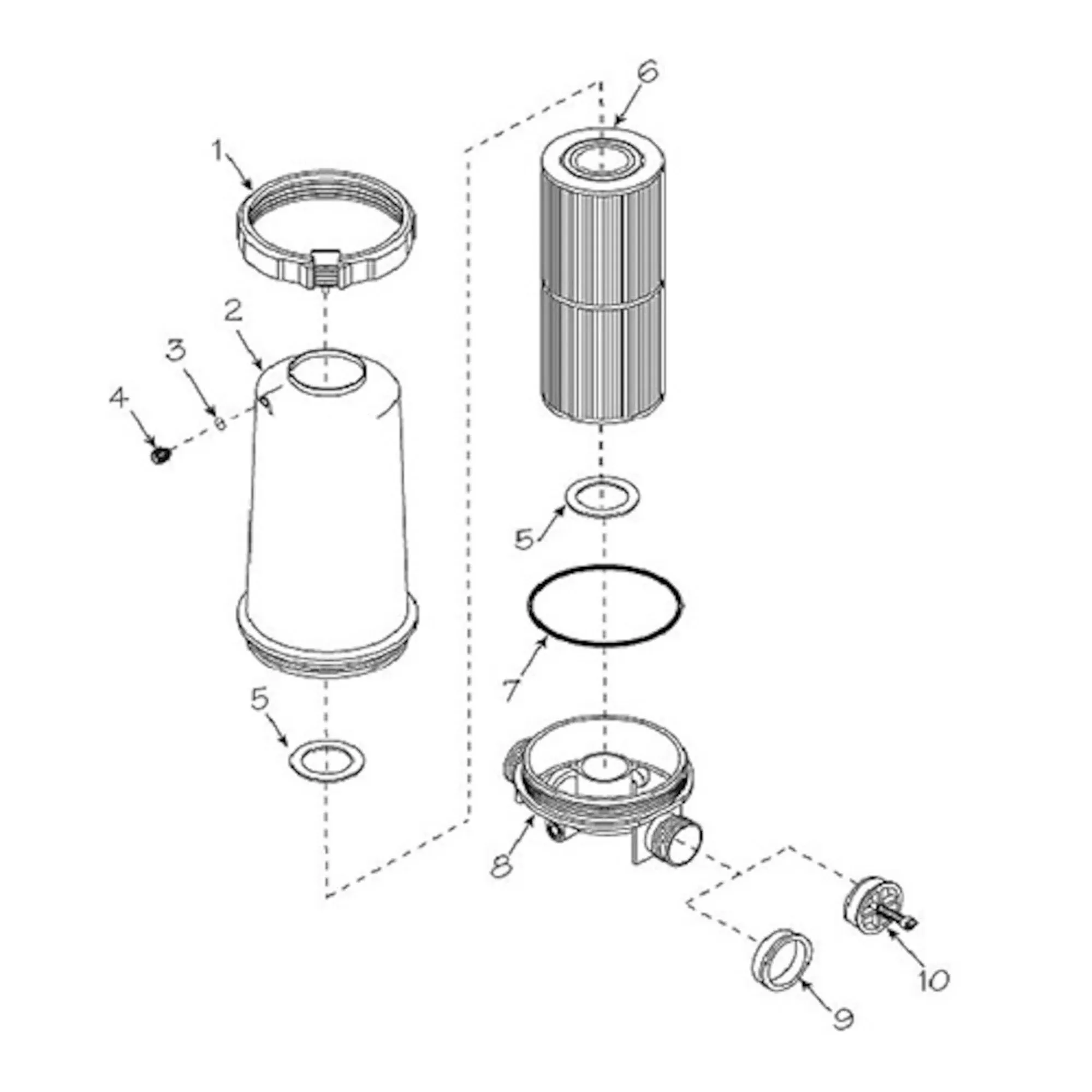 By-Pass Valve, Filter, CMP, Skim/In-Line Filter, 2" : 25351-900-890