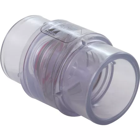 Check Valve Magic Plastics 1-1/2"s x 2"spg 1/4 lb. Clear 0830-15C
