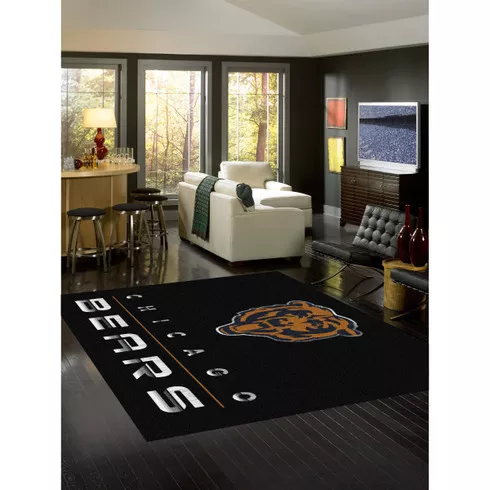 Chicago Bears 8'x11' Chrome Rug