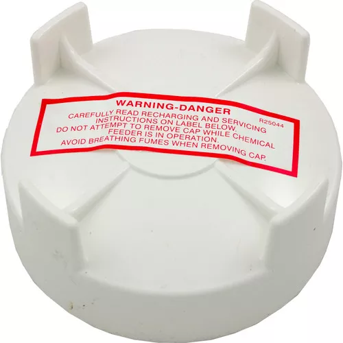 Chlorinator Lid Pentair Rainbow High Sqft/Auto Feeder Wht R172008W