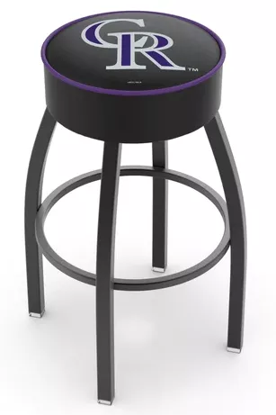 Colorado Rockies L8B1 Backless MLB Bar Stool , Various Heights