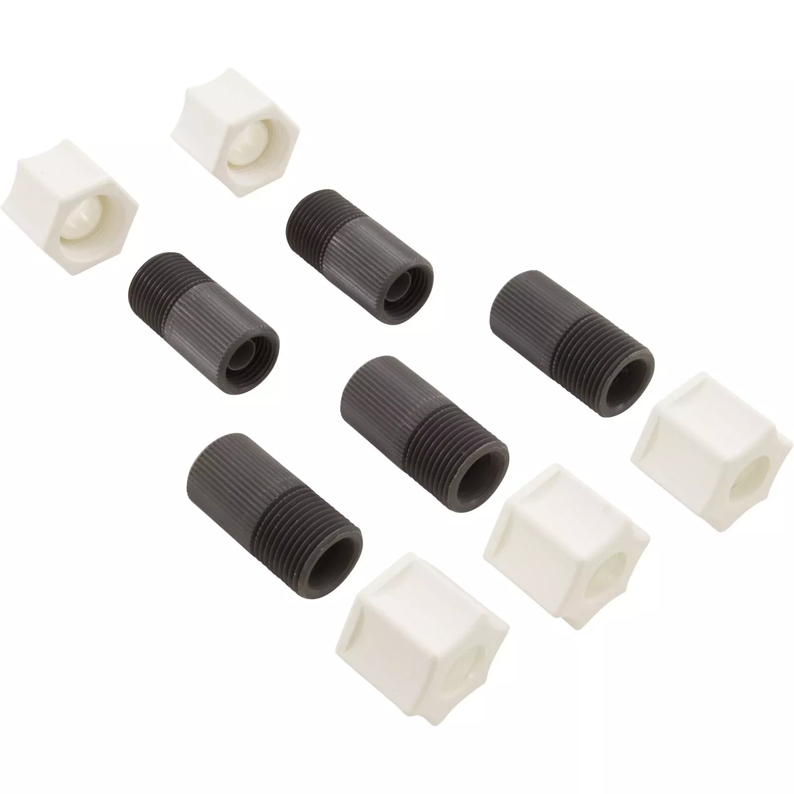 Connecting Nut, Qty 5, Stenner, 3/8", w/ 1/4" Adapter- MCADPTR