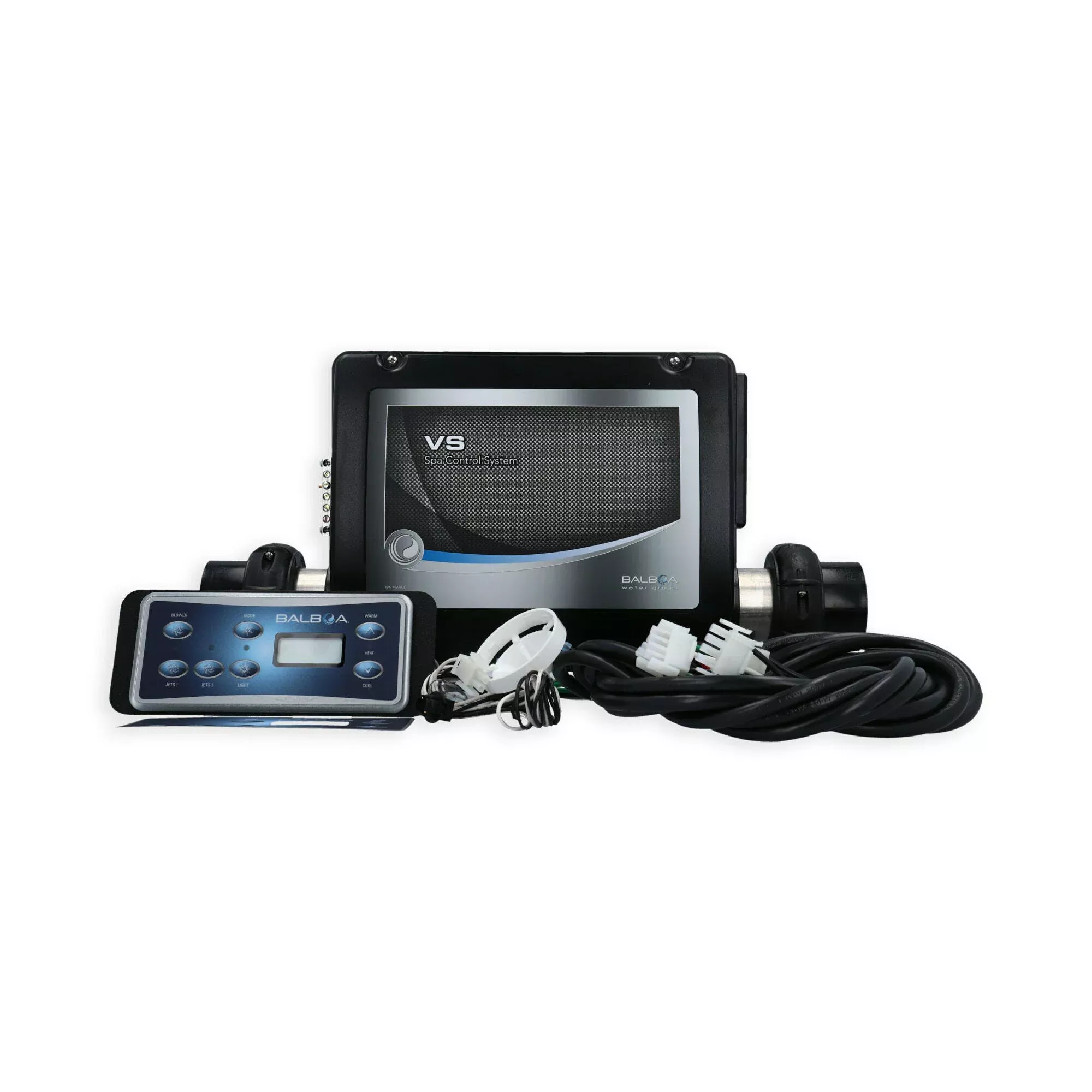 Control System, Kit, Balboa VS510SZ, 240V, 5.5kW, Pump1 , Pump2 1 Spd, Blower, w/AMP Cords & VL701S Spaside : 54218