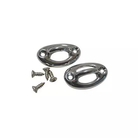 Coping Mount Rope Eye Set, Chrome , PAIR 25568-700-000