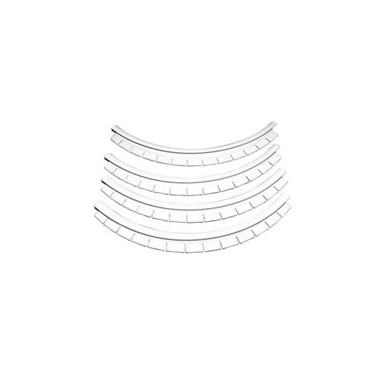 Cp2 White 2'R Aluminum Coping Corner BX CP2PCP2