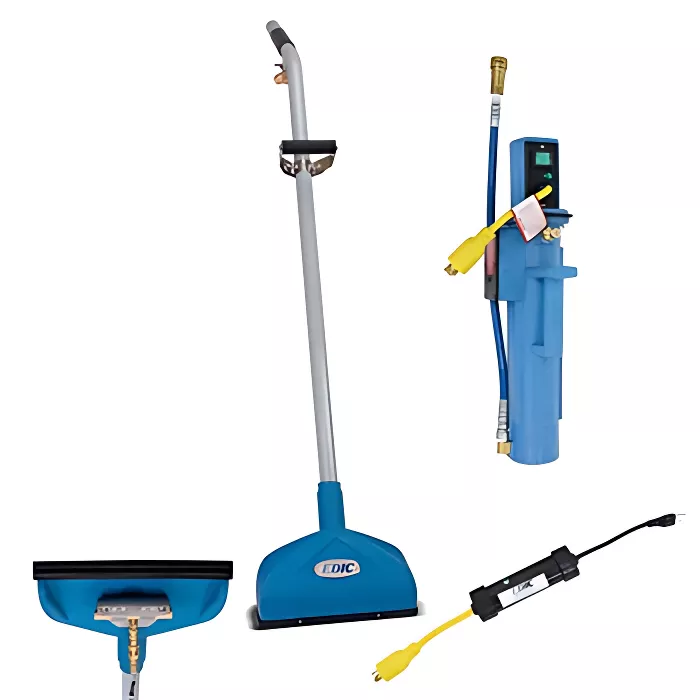CR2 – Carpet kit includes Triton Dual Jet Poly Carpet Wand, 2000 Watt External Heater, Circuit Sensor, and Mesh Bag