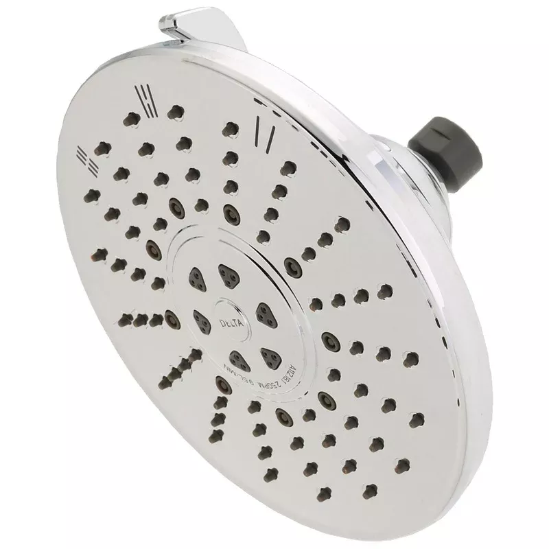 Delta Universal Showering Components Collection Chrome Finish 3-Setting 8″ Raincan Shower Head D75353