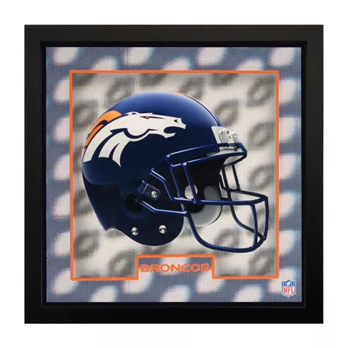 Denver Broncos 5D Holographic Wall Art 12"x12"