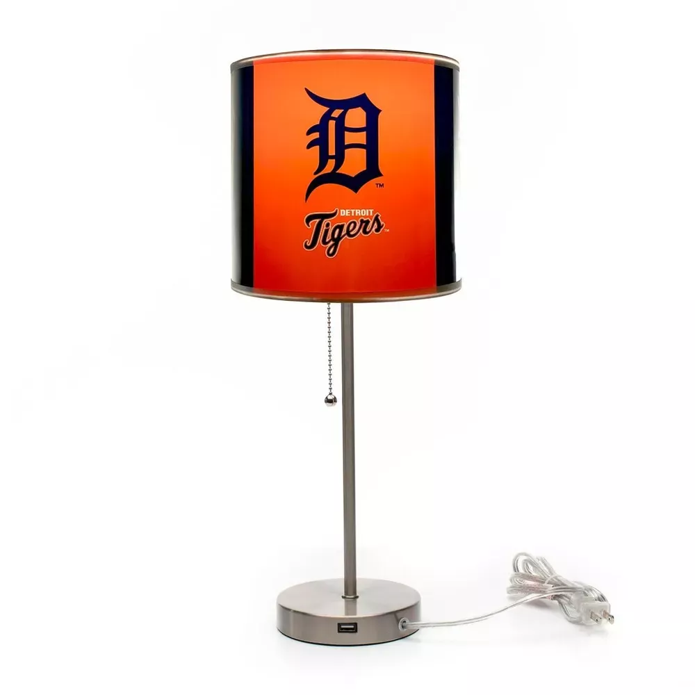 Detroit Tigers Chrome 19" Lamp