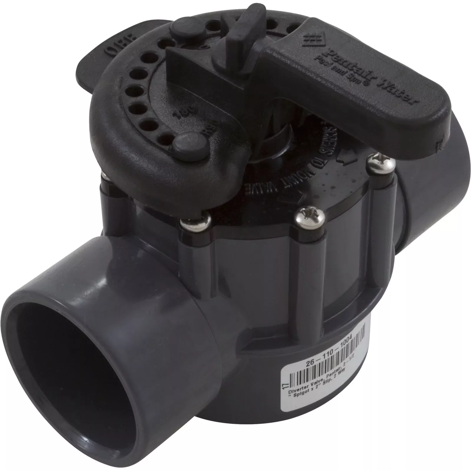 Diverter Valve Pentair 2-1/2" Spigot x 2" Slip 2 Way 263029