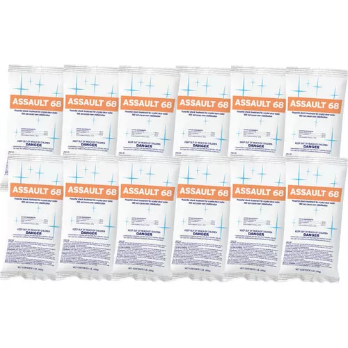 Durachlor Assault 68 – 12 x 1 lb | High-Strength Chlorine Shock Granules