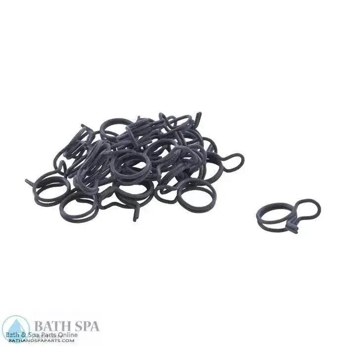 Engineered Source Hose Tubing Clamp 0.375" Ideal OD [Double Wire] [Quantity 25] (DW-6ST-ZD)