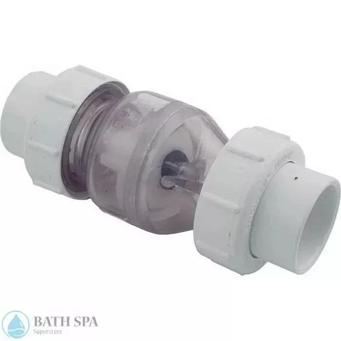 Flo Control Spring Check Valve [1-1/2″ Slip] [1/2 lb] [True Union] (1700C15)