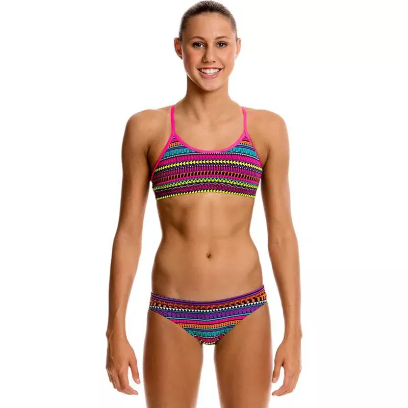 Funkita – Cult Code – Girls Racerback Two Piece
