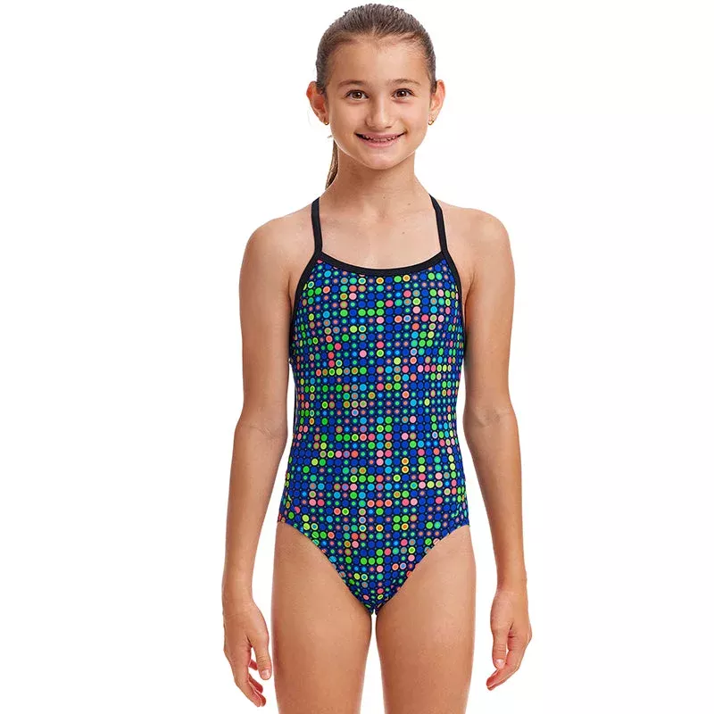 Funkita – Dial A Dot – Girls Twisted One Piece